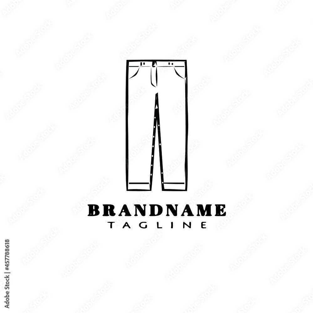 blue jeans logo cute icon design template black isolated vector illustration blue jeans logo cute icon design template black isolated vector illustration