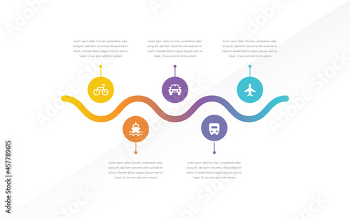 business line infographic for presntation