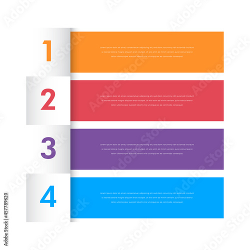 business infographic square template for presentation