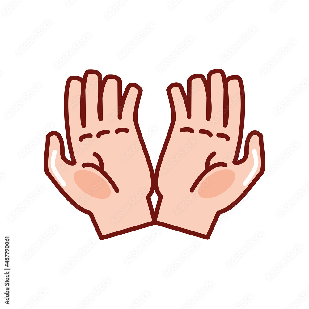 hands receiving gesture hands receiving gesture