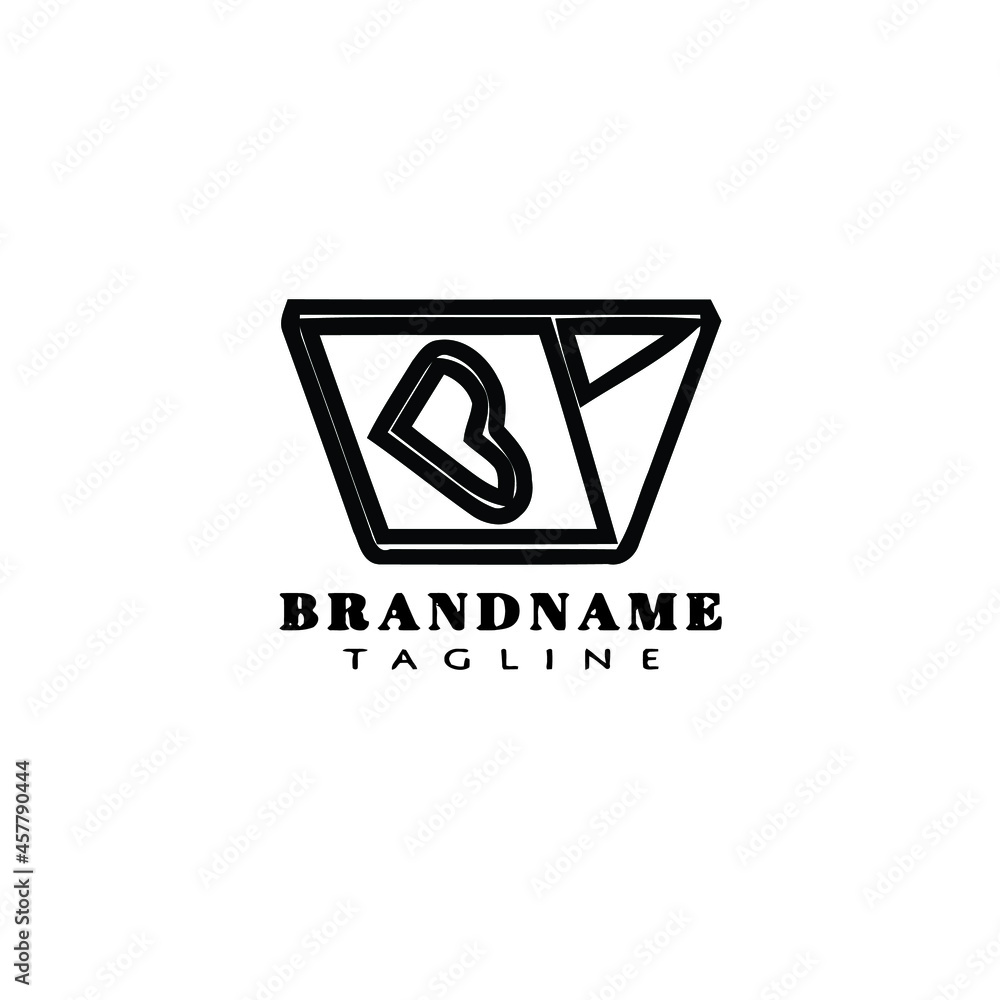 Fototapeta premium invitation card logo cartoon icon vector unique