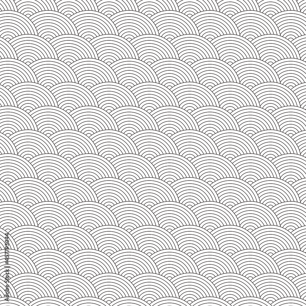 Japanese circle vector seamless pattern Japanese circle vector seamless pattern