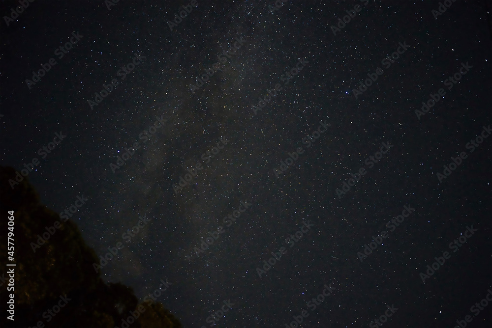 Late summer starry sky