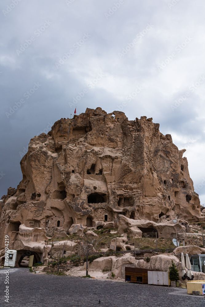 トルコ　カッパドキアのウチヒサール城