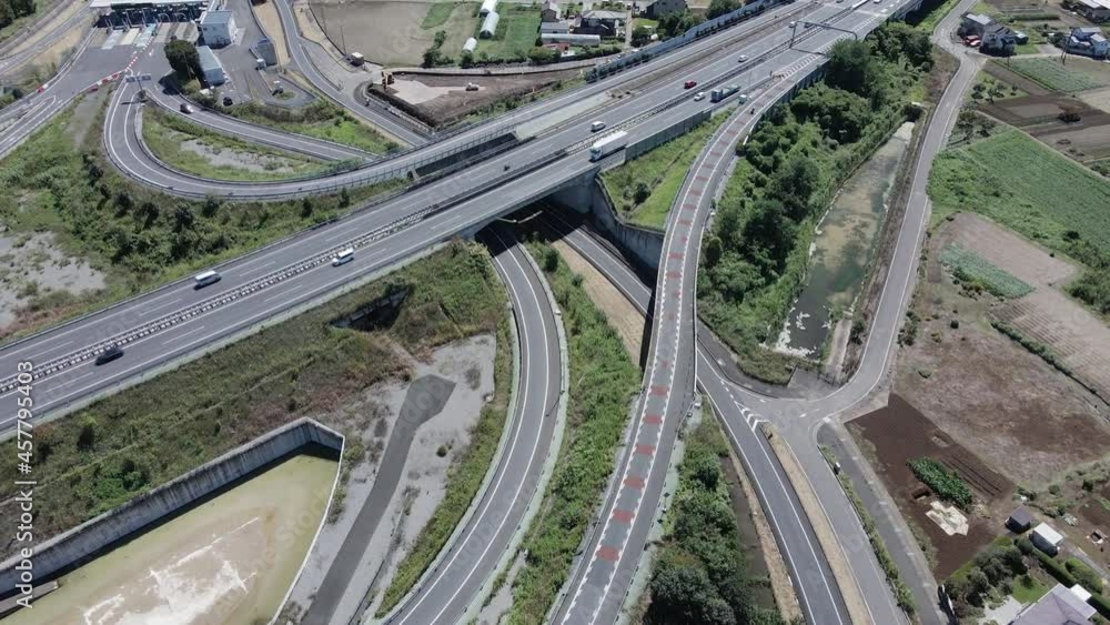 ジャンクション　ドローン撮影　4K