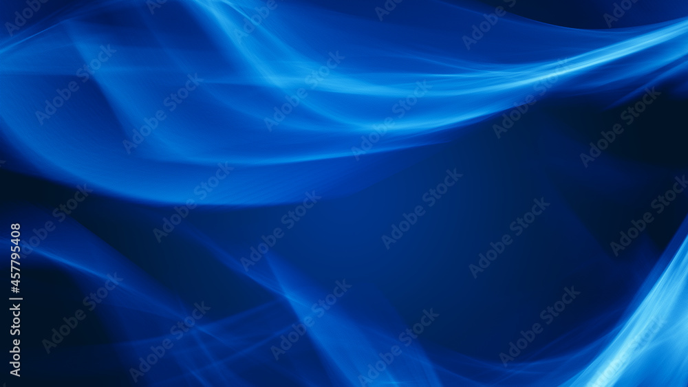 Abstract blue background. Smooth gradient waves. Site template. 3d Abstract blue background. Smooth gradient waves. Site template. 3d
