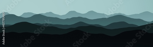 design hills in the night digital graphics background texture illustration