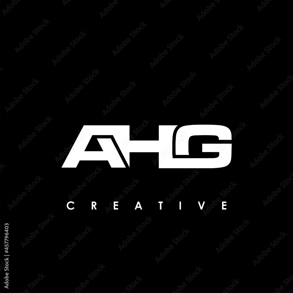AHG Letter Initial Logo Design Template Vector Illustration AHG Letter Initial Logo Design Template Vector Illustration