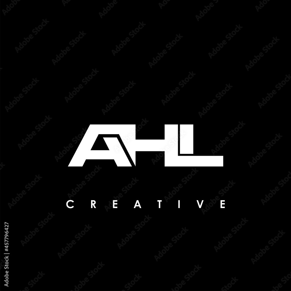 AHL Letter Initial Logo Design Template Vector Illustration AHL Letter Initial Logo Design Template Vector Illustration