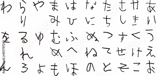 子供文字ひらがな