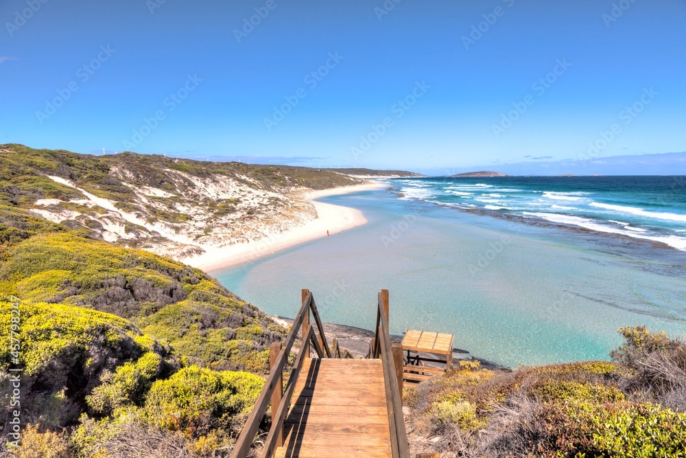 Bridge to Beach near Esperance, West Australia