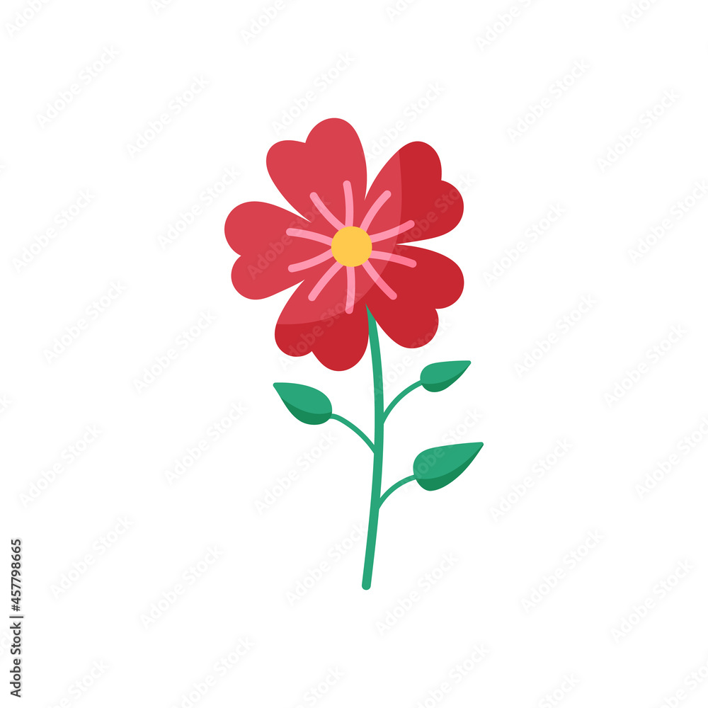 Hand drawn design cartoon flower illustration. Element for weekly or daily planner. Hand drawn design cartoon flower illustration. Element for weekly or daily planner.