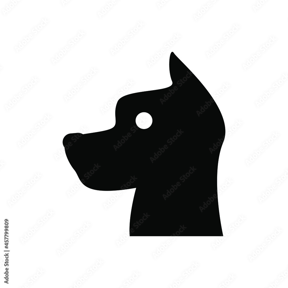 Dog icon vector graphic Dog icon vector graphic