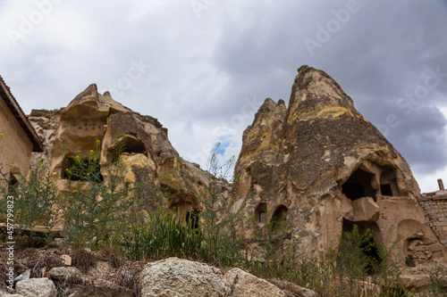 トルコ カッパドキアの観光拠点のユルギュップの洞窟住居
