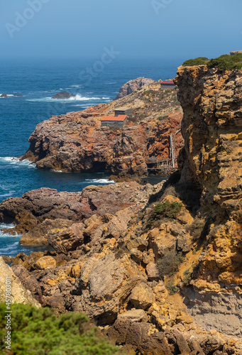 Cliffs of Carrapateira Algarve Portugal.
