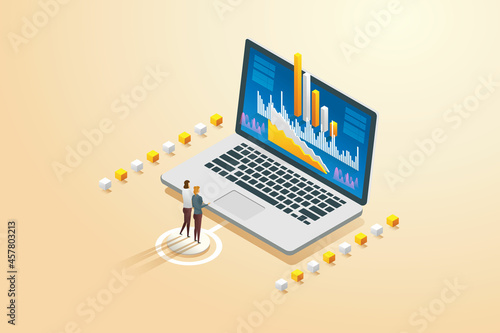 Data analysis infographic.