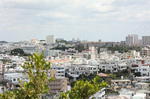 首里の高台から浦添方面を撮った風景