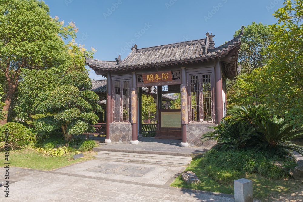 Hubei Wuhan Garden Expo Park summer scenery, China Hubei Wuhan Garden Expo Park summer scenery, China