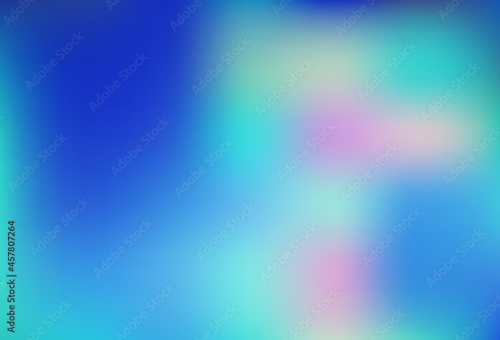 Light BLUE vector blurred shine abstract background.