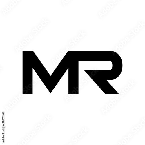 Letter MR Logo Design Template