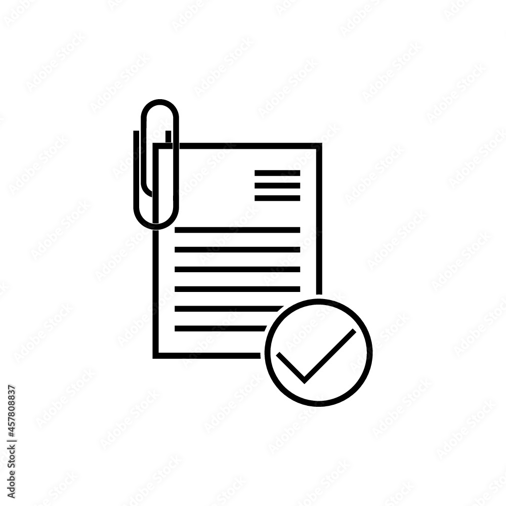 Application form icon isolated on white background Application form icon isolated on white background