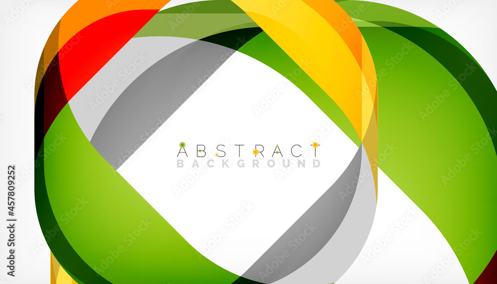 Abstract square shape with overlapping waves, minimal geometric background. Vector Illustration For Wallpaper, Banner, Background, Landing Page Abstract square shape with overlapping waves, minimal geometric background. Vector Illustration For Wallpaper, Banner, Background, Landing Page