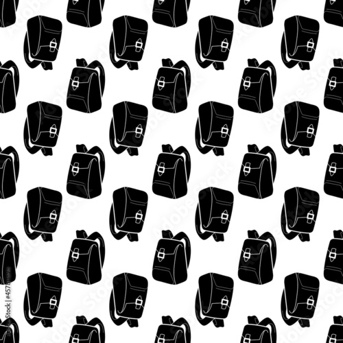 Canvas backpack pattern seamless background texture repeat wallpaper geometric vector