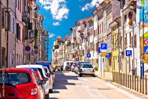 Mediterranean stone street of Vodnjan view
