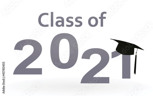 Graduation Class of 2021. vector