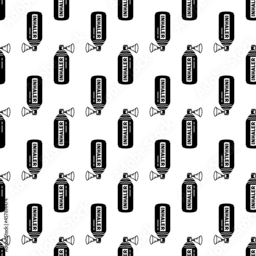 Spray inhaler pattern seamless background texture repeat wallpaper geometric vector