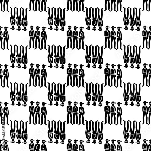 Brotherhood people pattern seamless background texture repeat wallpaper geometric vector