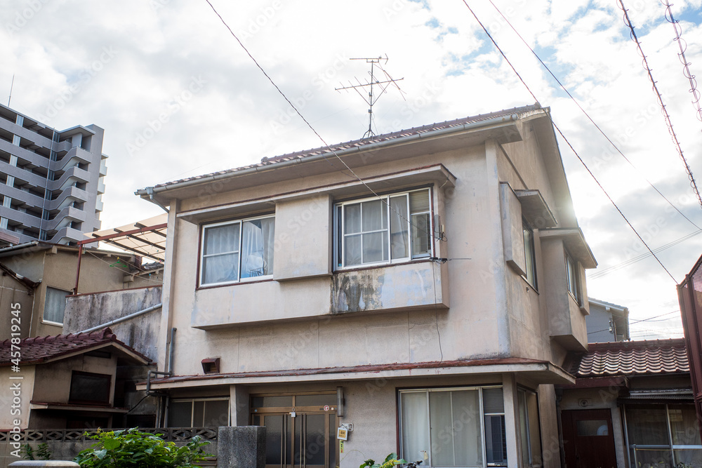 古くてとても美しい日本の岡山県岡山市の建物