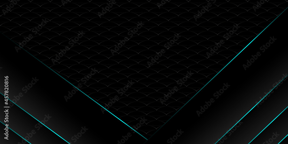Luxury black background with blue lines Luxury black background with blue lines