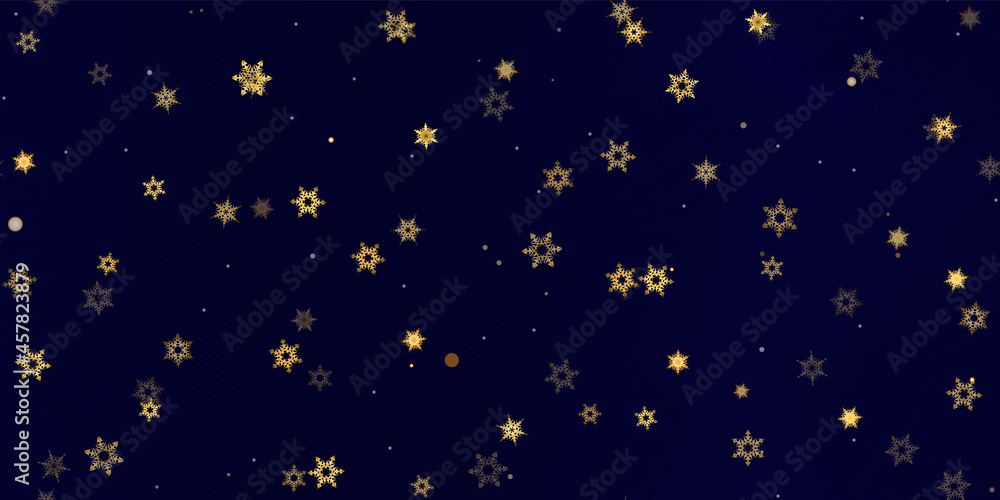 Gold snowflakes holiday seamless pattern. Gold snowflakes holiday seamless pattern.