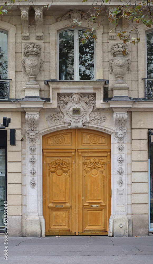 Parisian doors in Montmartre district