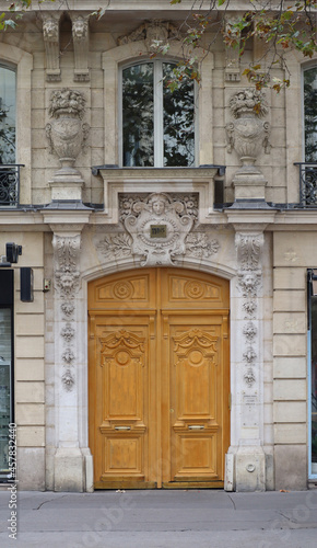 Parisian doors in Montmartre district