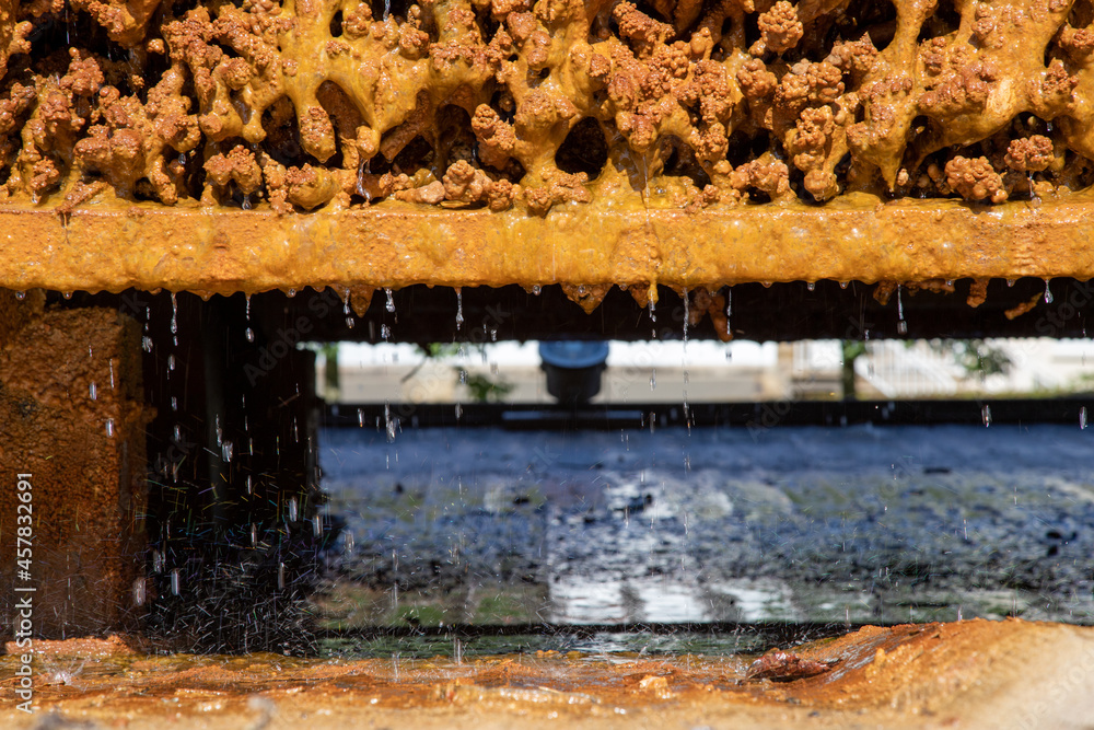 Bad Salzuflen, NRW, Deutschland,  05 09 2021, Saline in der Stadt, Kurort, Nahaufnahme der Saline