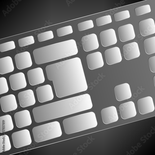 Clavier d'ordinateur Design Gros Plan