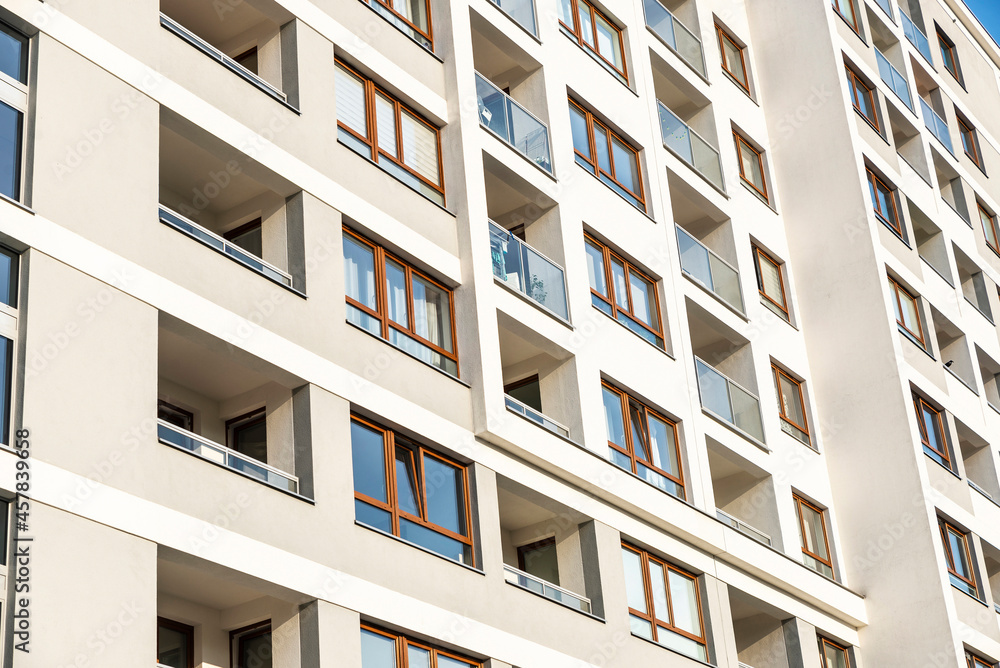 Modern residential buildings in Warsaw, Poland Modern residential buildings in Warsaw, Poland