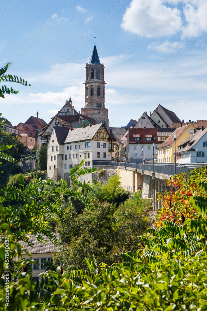 Ausblick auf die Stadt Rottweil in Baden-Württemberg
