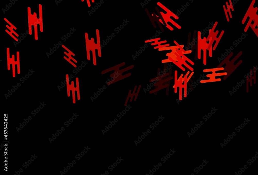 Dark Orange vector backdrop with long lines. Dark Orange vector backdrop with long lines.