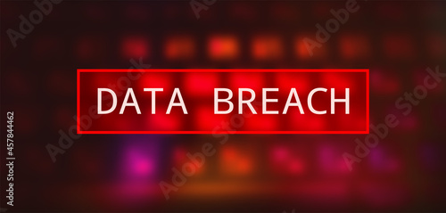 Futuristic Digital Technology Vector Background. Cyber Attack, Ransomware, Malware, Scareware