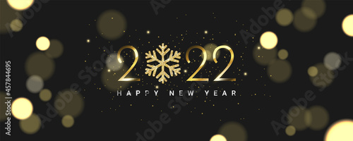 Luxury 2022 Happy New Year background © AF DigitalArtStudio
