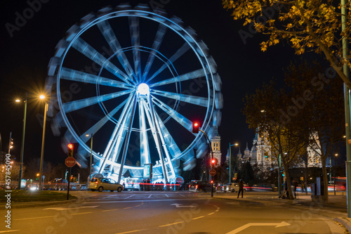 ferris wheel at night © adrian