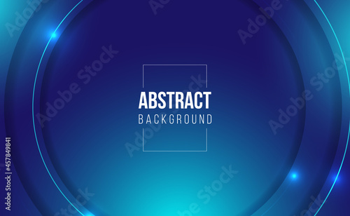 Modern blue abstract background banner