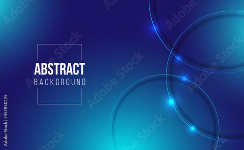 Modern blue abstract background banner