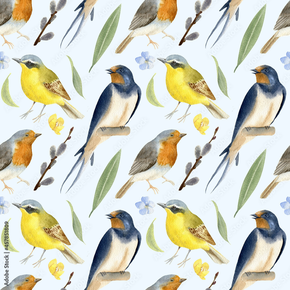 seamless pattern with birds
seamless pattern with birds