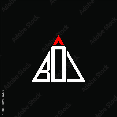 BDJ letter logo creative design. BDJ unique design, BOJ letter logo creative design. BOJ unique design

