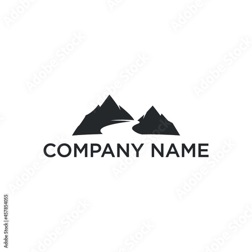 Ricer mountain logo design