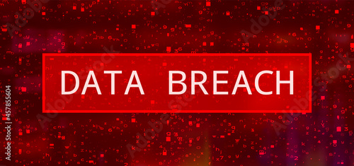Futuristic Digital Technology Vector Background. Cyber Attack, Ransomware, Malware, Scareware